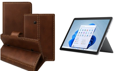 Книга-трансформер Armor для планшета Microsoft Surface Go, Go 2, Go 3, цвет Kashtanovyy