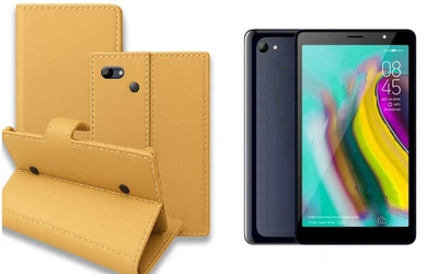 Книга-трансформер Armor для планшета Tecno Tab 7 P704a, цвет Gold