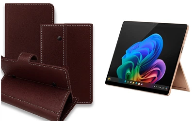 Книга-трансформер Armor для планшета Microsoft Surface Pro 10, Pro 11, Pro 11 X Elite, цвет Wine-Red