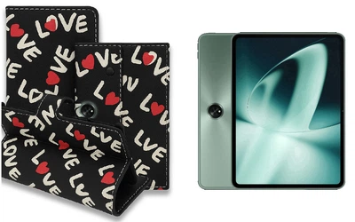 Книга-трансформер Armor для планшета OnePlus Pad, Pad 2, Pad Go, Pad Pro, цвет Love
