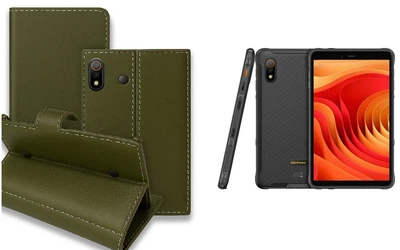 Книга-трансформер Armor для планшета Ulefone Armor Pad Lite, Armor Pad Pro, цвет Olive