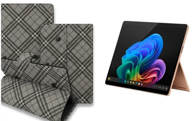 Книга-трансформер Armor для планшета Microsoft Surface Pro 10, Pro 11, Pro 11 X Elite, цвет Kletka