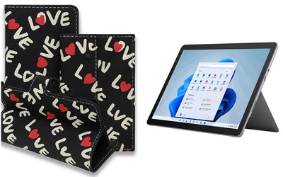Книга-трансформер Armor для планшета Microsoft Surface Go, Go 2, Go 3, цвет Love