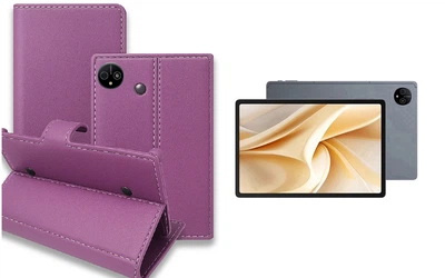 Книга-трансформер Armor для планшета Ulefone Tab A11, Tab A11 Pro, цвет Violet