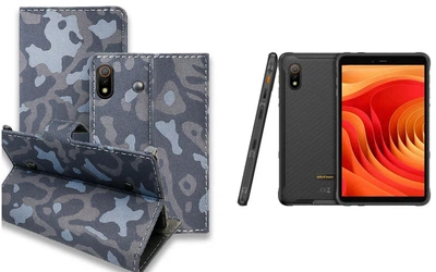 Книга-трансформер Armor для планшета Ulefone Armor Pad Lite, Armor Pad Pro, цвет Khaki winter