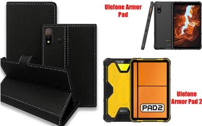 Книжка-трансформер Armor для планшета Ulefone Armor Pad, Armor Pad 2, колір Black