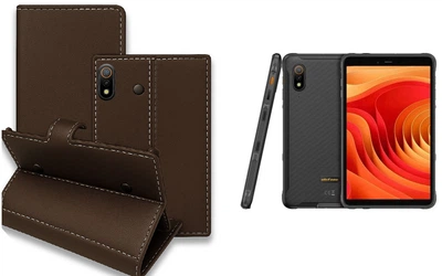 Книга-трансформер Armor для планшета Ulefone Armor Pad Lite, Armor Pad Pro, цвет TM brown