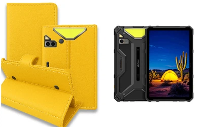 Книга-трансформер Armor для планшета Ulefone Armor Pad 4 Ultra, цвет Yellow