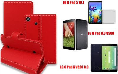 Книжка-трансформер Armor для планшета LG G Pad 5 10.1, Pad 8.3, Pad X 8.0, колір Red