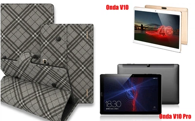 Книга-трансформер Armor для планшета Onda V10, V10 Pro, цвет Kletka