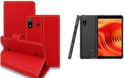 Книга-трансформер Armor для планшета Ulefone Armor Pad Lite, Armor Pad Pro, цвет Red