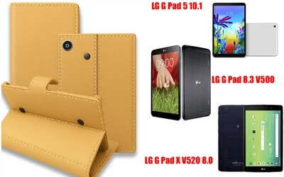 Книжка-трансформер Armor для планшета LG G Pad 5 10.1, Pad 8.3, Pad X 8.0, колір Gold