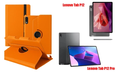 Чехол Spinner360 для планшета Lenovo Tab P12, цвет Orange