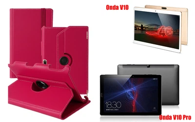 Чехол Spinner360 для планшета Onda V10, цвет Malinovyy