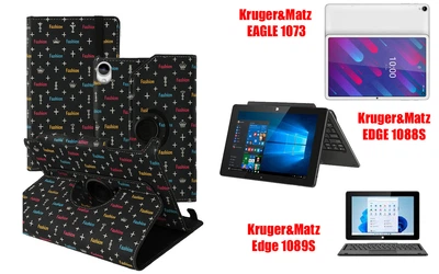 Чехол Spinner360 для планшета Kruger&Matz EAGLE 1073, цвет Fashion black