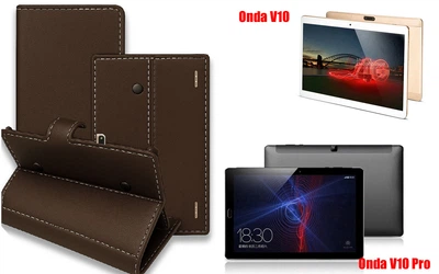 Книга-трансформер Armor для планшета Onda V10, V10 Pro, цвет TM brown