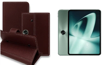 Книга-трансформер Armor для планшета OnePlus Pad, Pad 2, Pad Go, Pad Pro, цвет Wine-Red