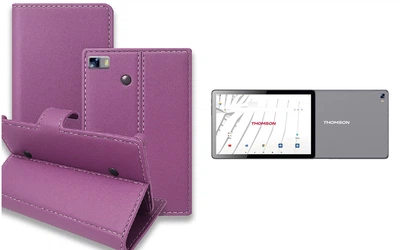 Книга-трансформер Armor для планшета Thomson TEOX10 LTE, цвет Violet
