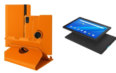 Чехол Spinner360 для планшета Lenovo Tab E10, цвет Orange