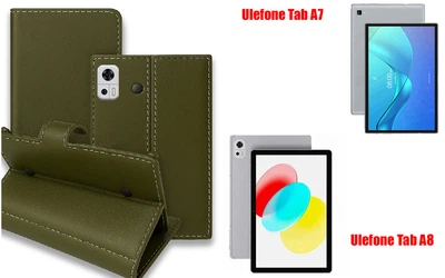Книга-трансформер Armor для планшета Ulefone Tab A7, Tab A8, цвет Olive