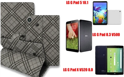 Книжка-трансформер Armor для планшета LG G Pad 5 10.1, Pad 8.3, Pad X 8.0, колір Kletka