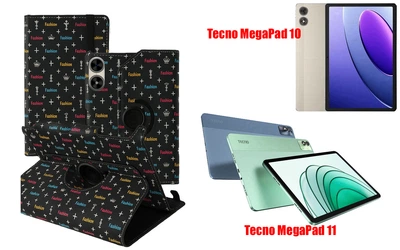 Чехол Spinner360 для планшета Tecno MegaPad 10, цвет Fashion black