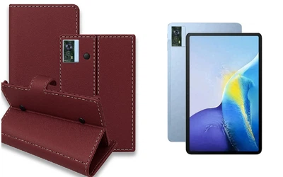 Книга-трансформер Armor для планшета Oukitel OT5, Oukitel OT5S, цвет Bordo
