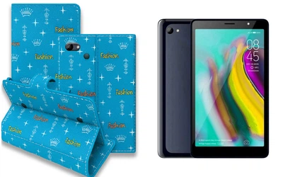 Книга-трансформер Armor для планшета Tecno Tab 7 P704a, цвет Fashion blue