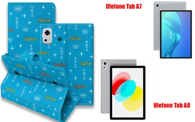Книга-трансформер Armor для планшета Ulefone Tab A7, Tab A8, цвет Fashion blue