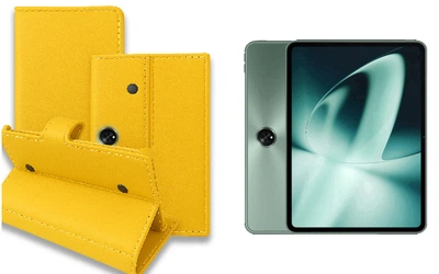 Книга-трансформер Armor для планшета OnePlus Pad, Pad 2, Pad Go, Pad Pro, цвет Yellow