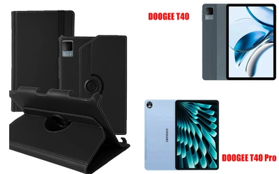 Чехол Spinner360 для планшета DOOGEE T40, цвет Black