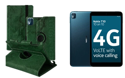 Чехол Spinner360 для планшета Nokia Tab T10, цвет Snake