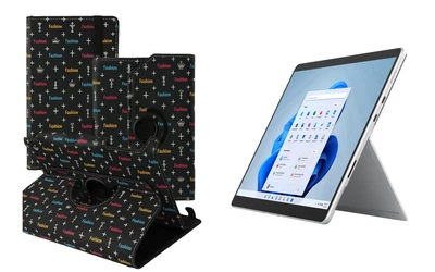 Чехол Spinner360 для планшета Microsoft Surface Pro 8, цвет Fashion black