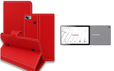 Книга-трансформер Armor для планшета Thomson TEOX10 LTE, цвет Red