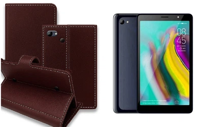 Книга-трансформер Armor для планшета Tecno Tab 7 P704a, цвет Wine-Red