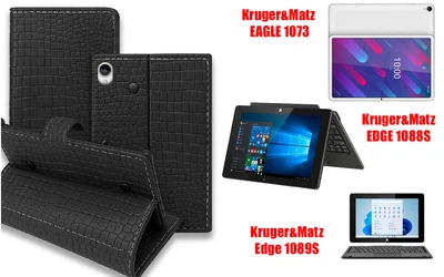 Книга-трансформер Armor для планшета Kruger&Matz EAGLE 1073, EDGE 1088S, Edge 1089S, цвет Crocodile