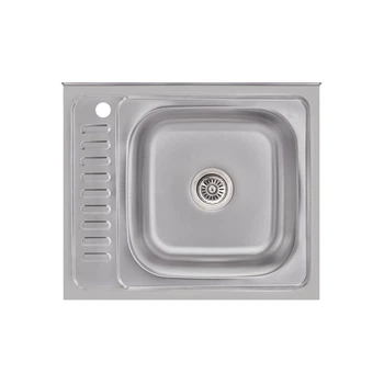 Кухонная мойка Brinex 6050-R 0,6 мм Satin (BRIN6050RSAT06)