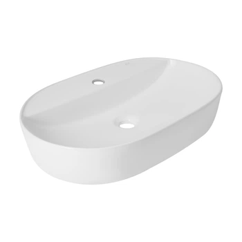 Раковина с отверстием под смеситель QTAP SCORPIO QT14118045W