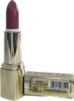 Помада для губ Eveline Cosmetics VARIETE Satin Lipstick сатиновая № 15