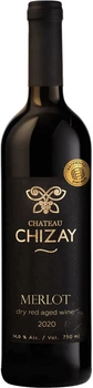 Вино Chateau Chizay Merlot червоне сухе витримане 0.75 л 13% (4820001632804)