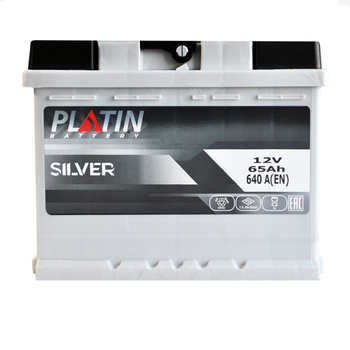 Автомобильный аккумулятор Platin Silver MF 65Ah 640A R+ (L2) (5652068)