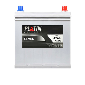 Автомобильный аккумулятор Platin Silver Asia SMF 42Ah 370A R+ (NS40) (5402132)