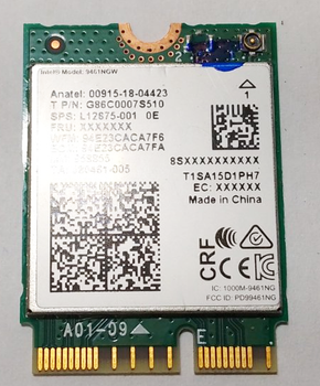 Wi-fi+BT адаптер M.2 Intel Wireless-AC 9462NGW Б/В