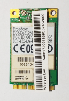 Wi-Fi Broadcom BCM94312MCG BRCM1028 802.11 Б/В