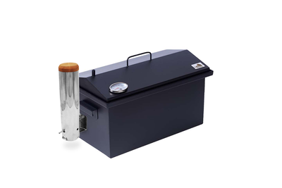 Коптильня SmokeHouse Kit L Thermo 520х300х320 мм до 6 кг для горячего копчения с термометром и дымогенератором стальная
