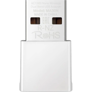 WiFi-адаптер Mercusys WiFi MA30N AC1300, USB (MA30N)