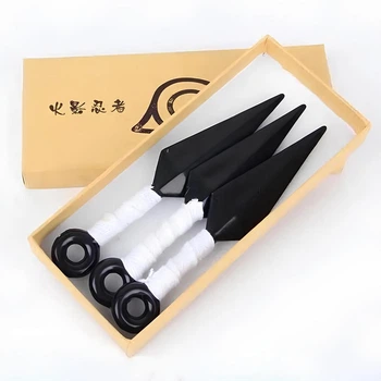 Пластиковые игрушечные японские кинжалы Kunai. Наруто Узумаки. Белые кунай Наруто. Косплей Наруто
