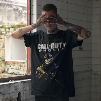 Футболка унісекс Call Of Duty (Ghost) XS чорний