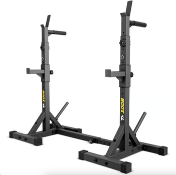 Стойки под штангу Trex Sport TX-100S регулируемые с ручками для отжиманий