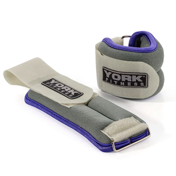 Обважнювачі York Fitness Soft для рук і ніг 2х0,5кг сірий